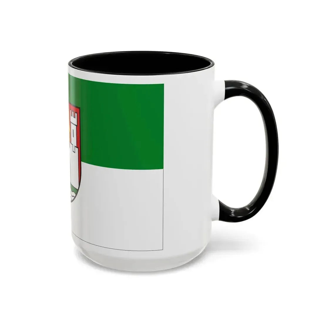 Flag of Wolfsburg Germany - Accent Coffee Mug - Go Mug Yourself