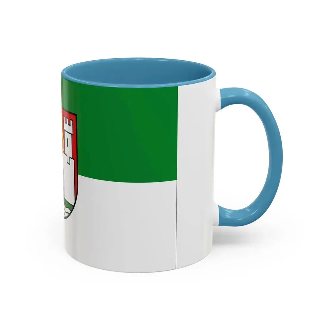 Flag of Wolfsburg Germany - Accent Coffee Mug - Go Mug Yourself