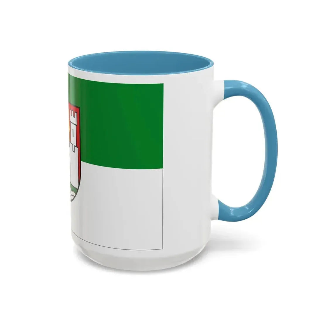Flag of Wolfsburg Germany - Accent Coffee Mug - Go Mug Yourself