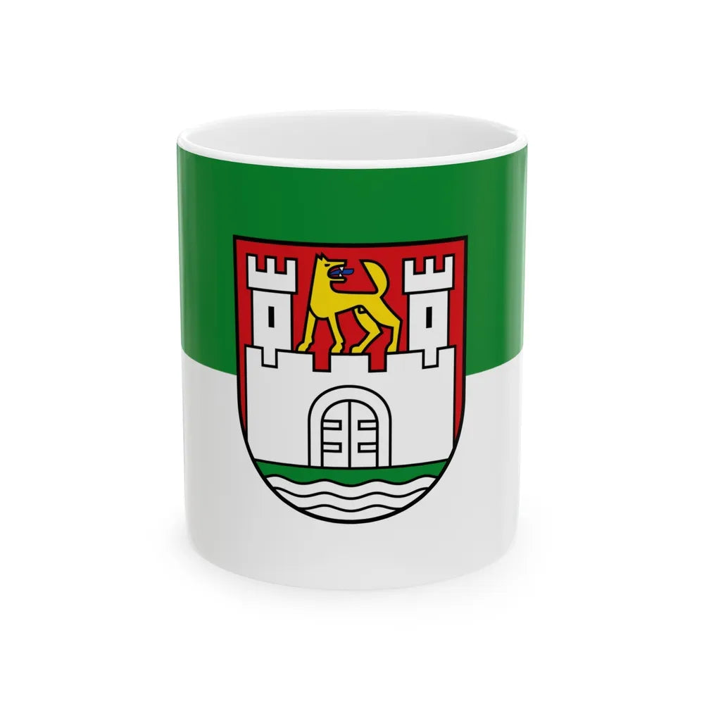 Flag of Wolfsburg Germany - White Coffee Mug-11oz-Go Mug Yourself