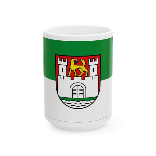 Flag of Wolfsburg Germany - White Coffee Mug-15oz-Go Mug Yourself