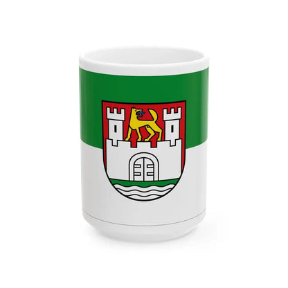 Flag of Wolfsburg Germany - White Coffee Mug 15oz - Go Mug Yourself