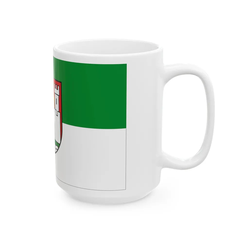 Flag of Wolfsburg Germany - White Coffee Mug-Go Mug Yourself