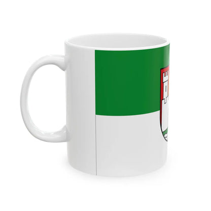 Flag of Wolfsburg Germany - White Coffee Mug-Go Mug Yourself