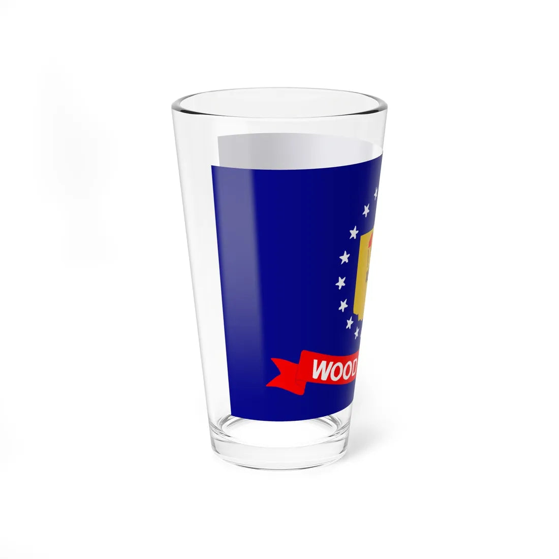 Flag of Wood County Ohio (United States) Pint Glass 16oz - Go Mug Yourself