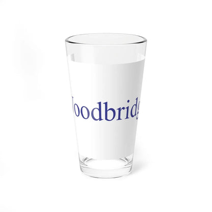 Flag of Woodbridge California (United States) Pint Glass 16oz 16oz - Go Mug Yourself