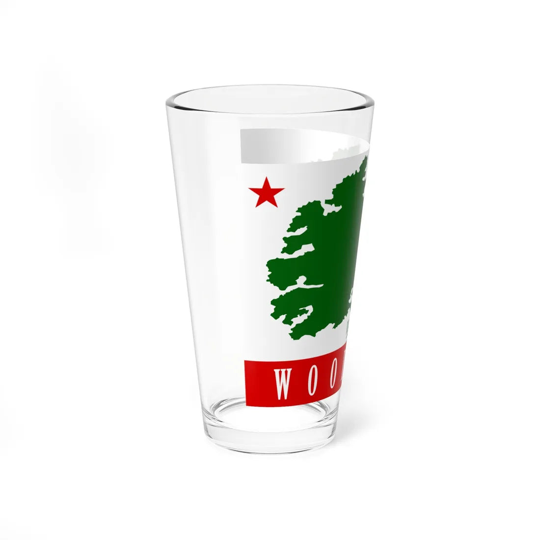 Flag of Woodland California (United States) Pint Glass 16oz - Go Mug Yourself