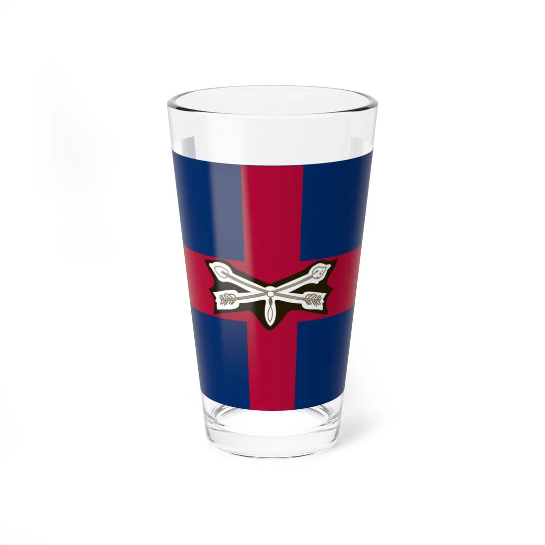 Flag of Worcester County Maryland (United States) Pint Glass 16oz 16oz - Go Mug Yourself