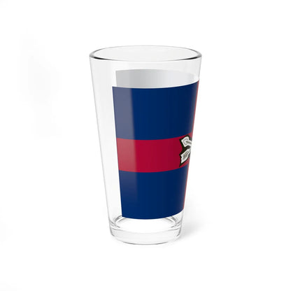 Flag of Worcester County Maryland (United States) Pint Glass 16oz - Go Mug Yourself