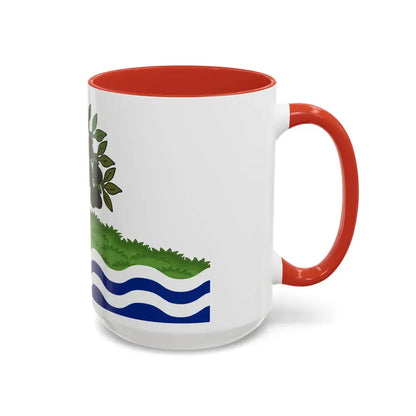 Flag of Worcestershire UK - Accent Coffee Mug - Go Mug Yourself