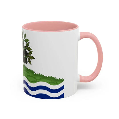 Flag of Worcestershire UK - Accent Coffee Mug - Go Mug Yourself