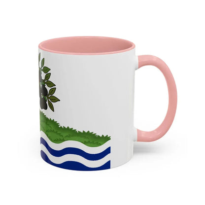 Flag of Worcestershire UK - Accent Coffee Mug - Go Mug Yourself