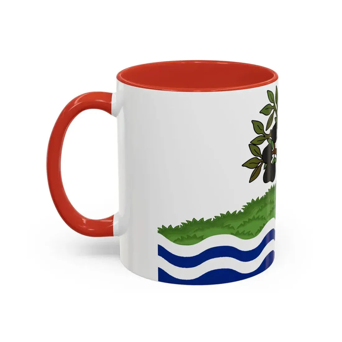 Flag of Worcestershire UK - Accent Coffee Mug - Go Mug Yourself