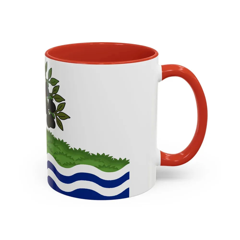 Flag of Worcestershire UK - Accent Coffee Mug - Go Mug Yourself