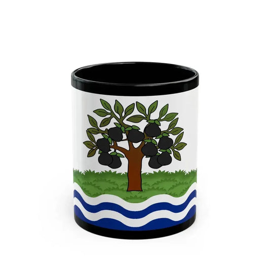 Flag of Worcestershire UK - Black Coffee Mug 11oz - Go Mug Yourself