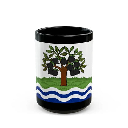 Flag of Worcestershire UK - Black Coffee Mug 15oz - Go Mug Yourself