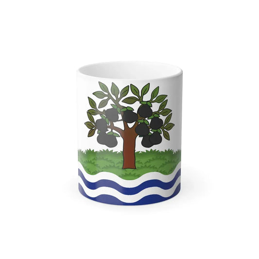 Flag of Worcestershire UK - Color Changing Coffee Mug 11oz - Go Mug Yourself