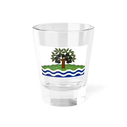 Flag of Worcestershire UK - Shot Glass 1.5oz 1.5oz - Go Mug Yourself