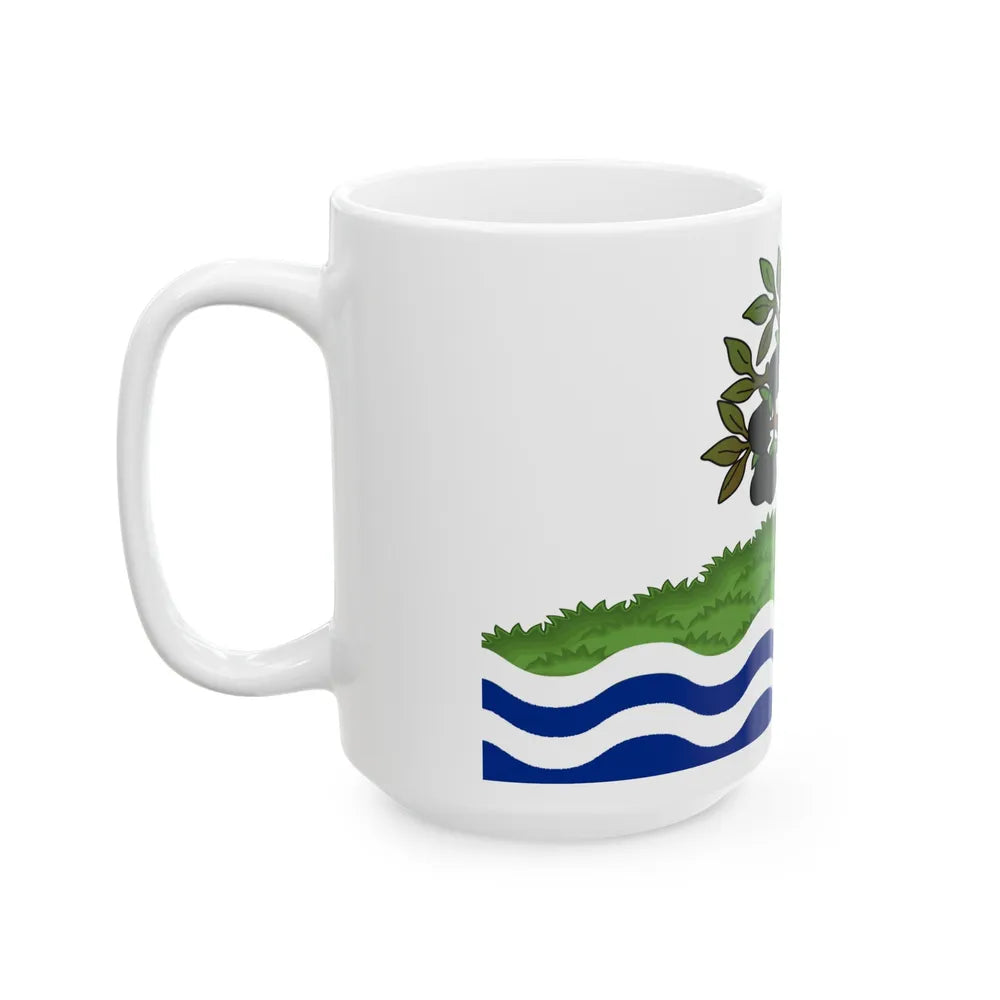 Flag of Worcestershire UK - White Coffee Mug-Go Mug Yourself