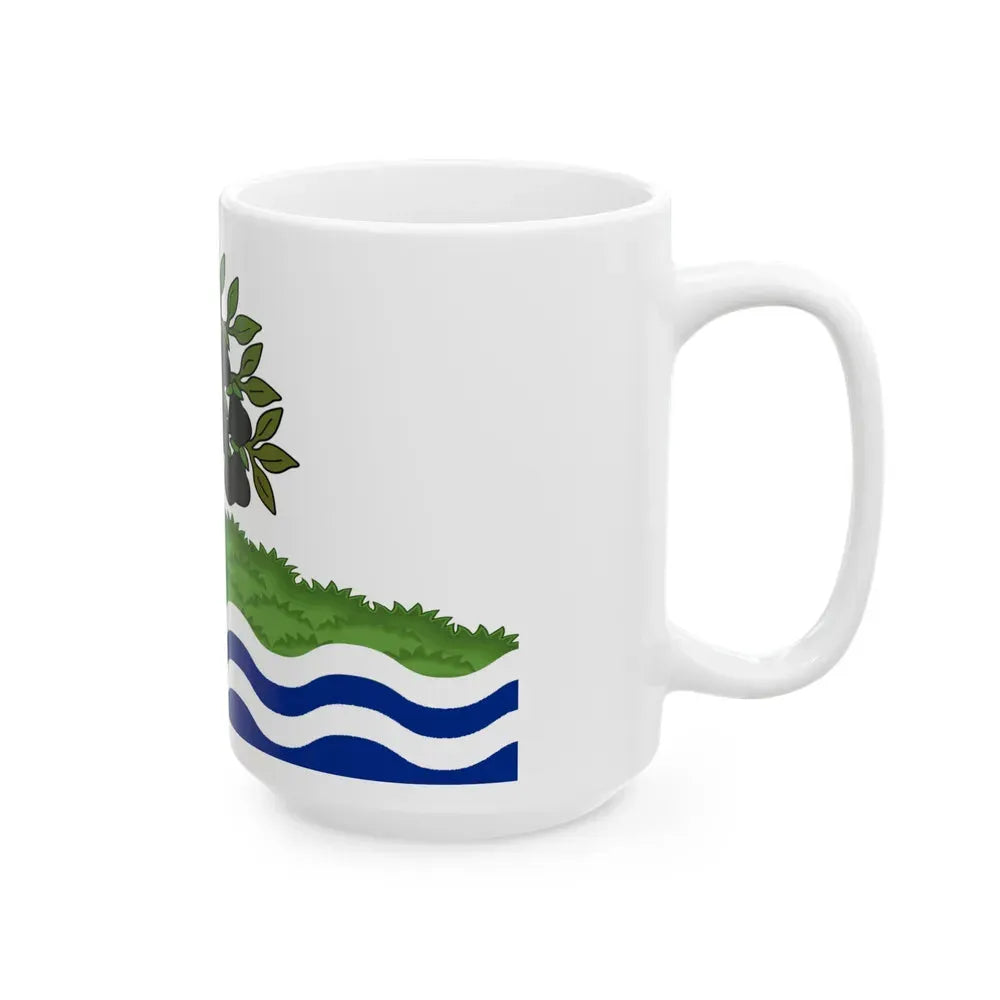 Flag of Worcestershire UK - White Coffee Mug - Go Mug Yourself