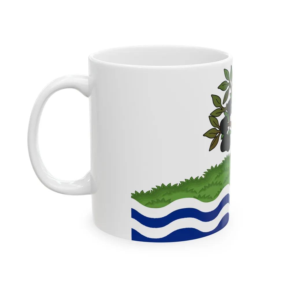 Flag of Worcestershire UK - White Coffee Mug-Go Mug Yourself