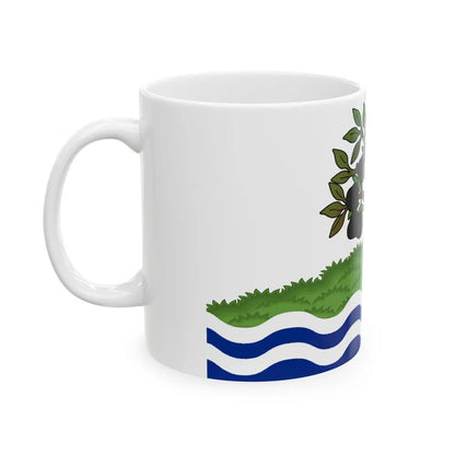 Flag of Worcestershire UK - White Coffee Mug-Go Mug Yourself