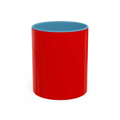 Flag of Workers' Revolutionary Party PRT - Accent Coffee Mug 11oz Light Blue - Go Mug Yourself