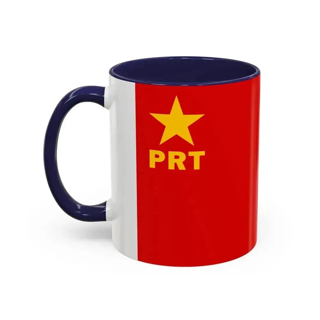 Flag of Workers' Revolutionary Party PRT - Accent Coffee Mug - Go Mug Yourself