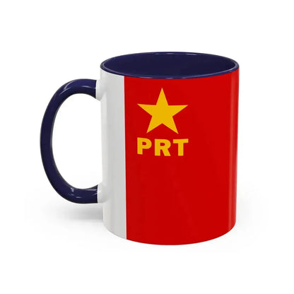 Flag of Workers' Revolutionary Party PRT - Accent Coffee Mug - Go Mug Yourself