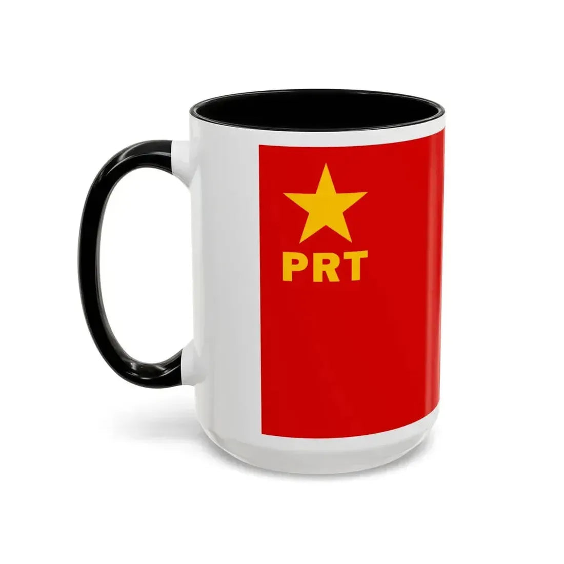 Flag of Workers' Revolutionary Party PRT - Accent Coffee Mug - Go Mug Yourself