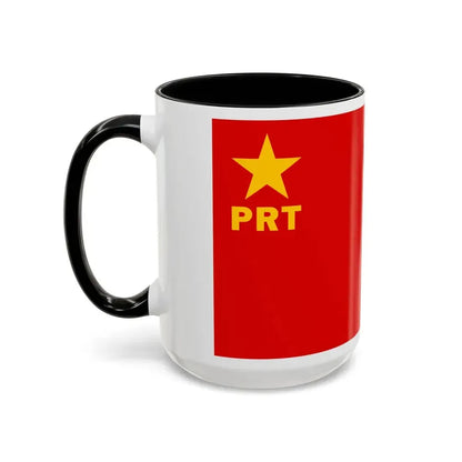 Flag of Workers' Revolutionary Party PRT - Accent Coffee Mug - Go Mug Yourself