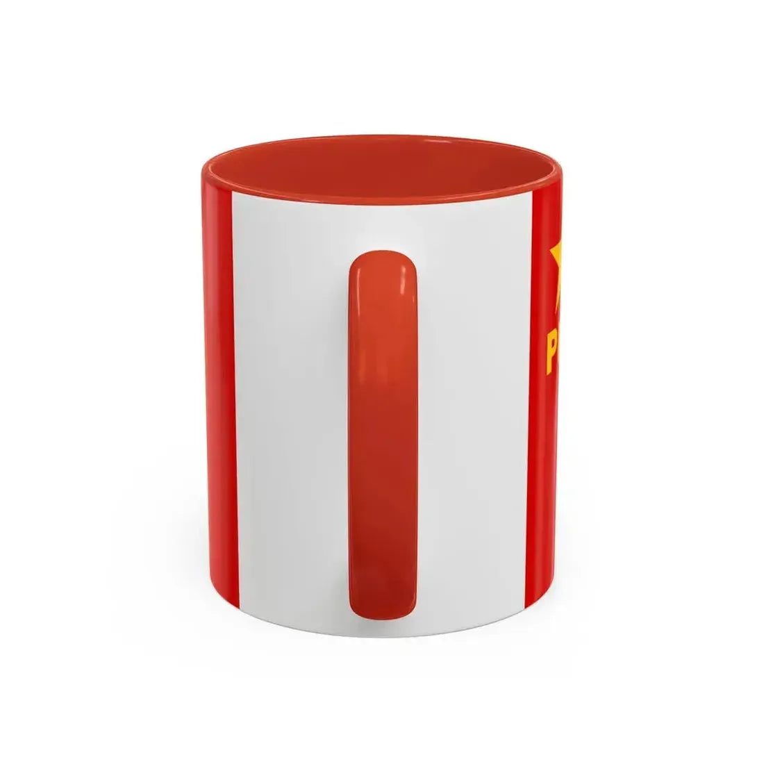 Flag of Workers' Revolutionary Party PRT - Accent Coffee Mug - Go Mug Yourself