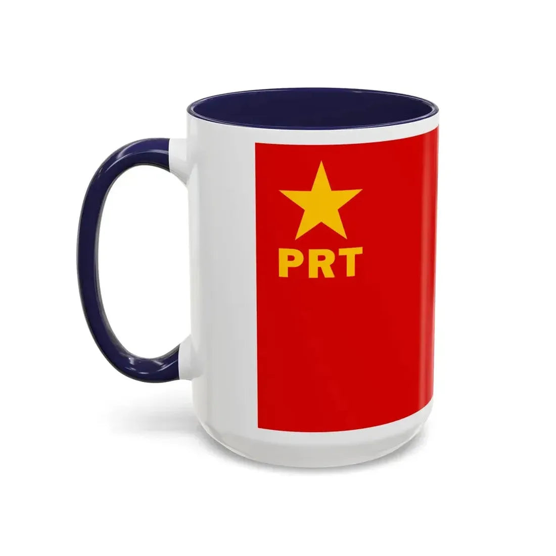 Flag of Workers' Revolutionary Party PRT - Accent Coffee Mug - Go Mug Yourself