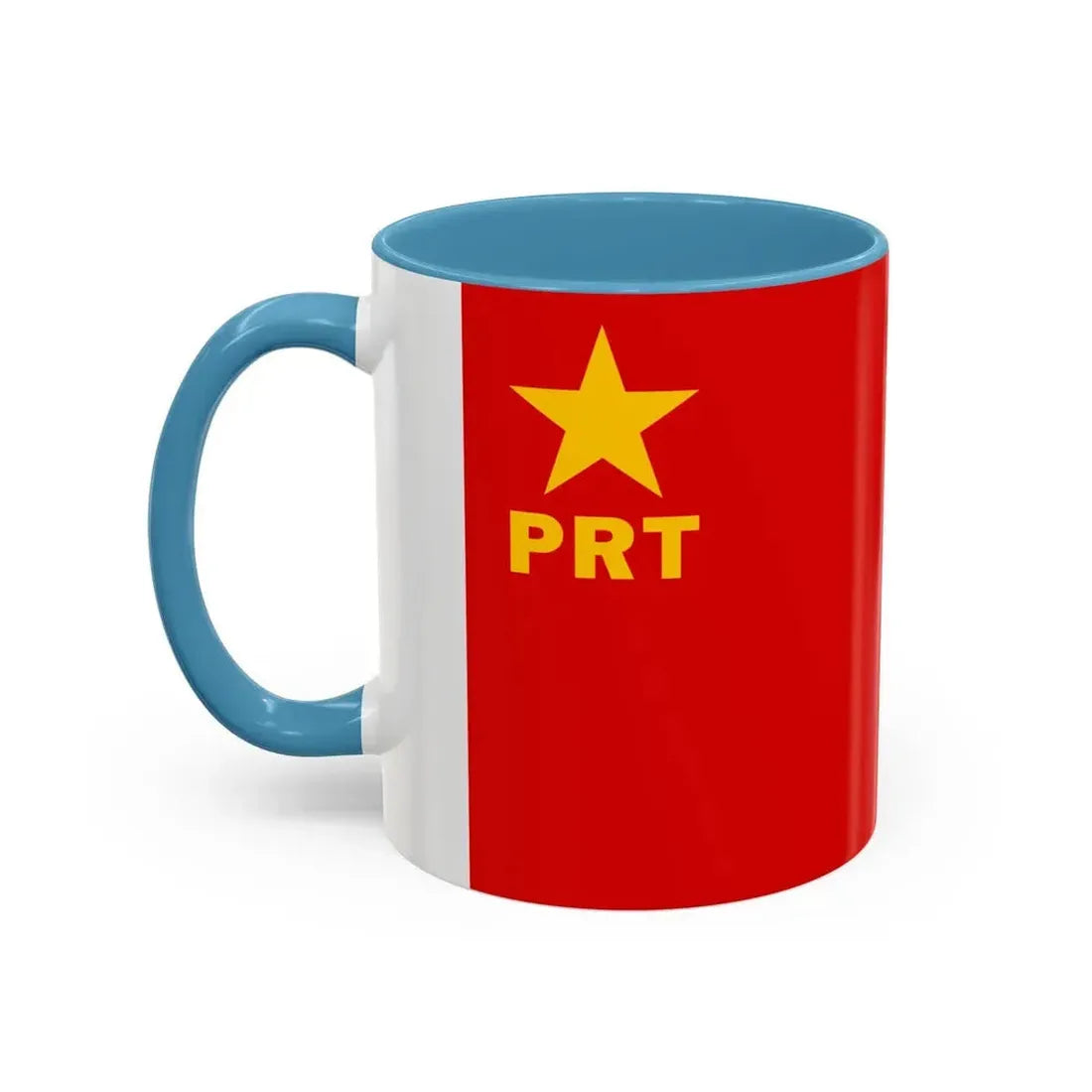 Flag of Workers' Revolutionary Party PRT - Accent Coffee Mug - Go Mug Yourself