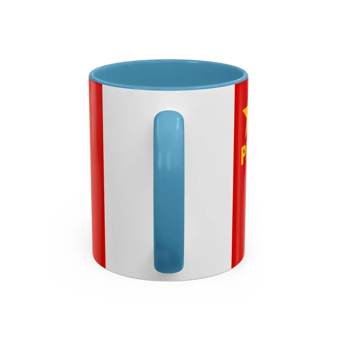 Flag of Workers' Revolutionary Party PRT - Accent Coffee Mug - Go Mug Yourself