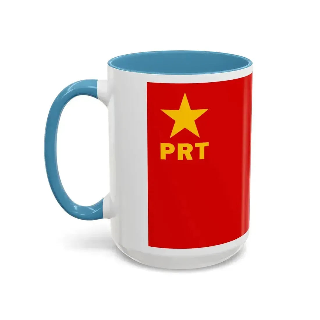 Flag of Workers' Revolutionary Party PRT - Accent Coffee Mug - Go Mug Yourself