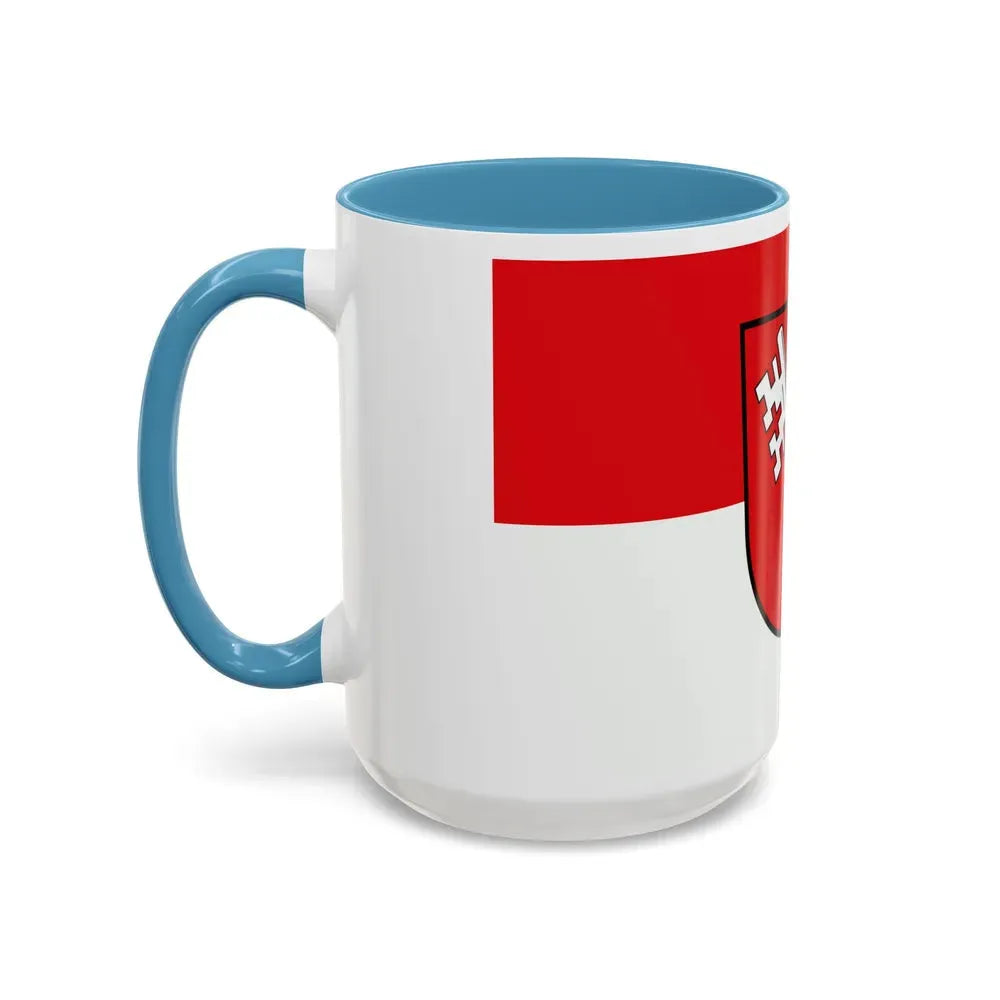 Flag of Worms Germany - Accent Coffee Mug - Go Mug Yourself