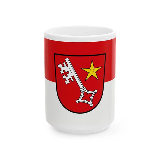 Flag of Worms Germany - White Coffee Mug 15oz - Go Mug Yourself