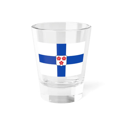 Flag of Wortegem-Petegem (Belgium) Shot Glass 1.5oz 1.5oz - Go Mug Yourself