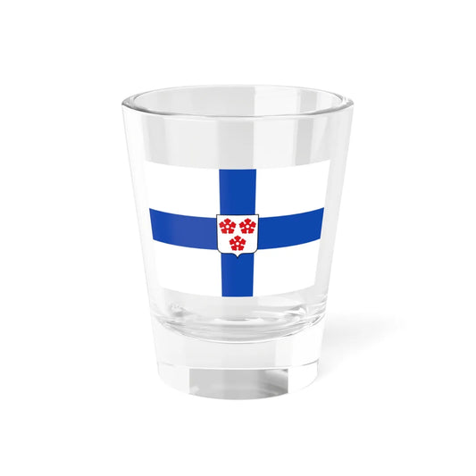 Flag of Wortegem-Petegem (Belgium) Shot Glass 1.5oz 1.5oz - Go Mug Yourself