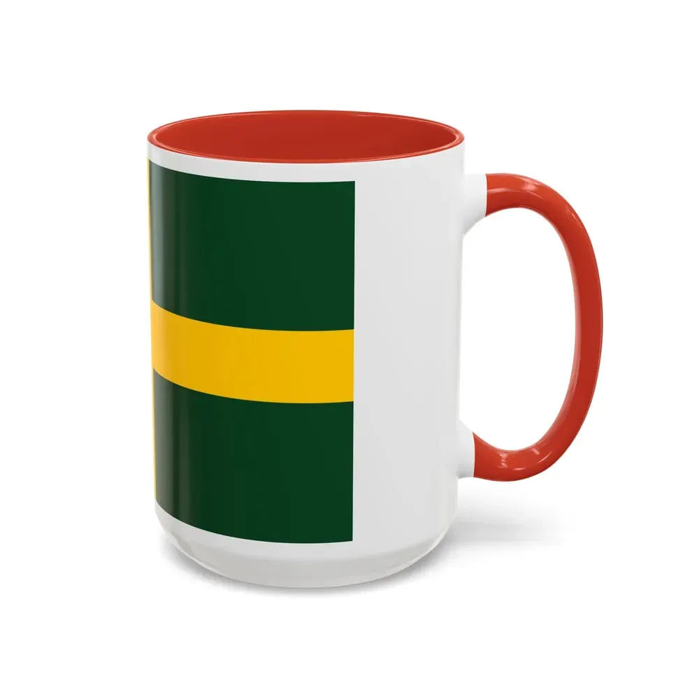 Flag of Wreay UK - Accent Coffee Mug - Go Mug Yourself