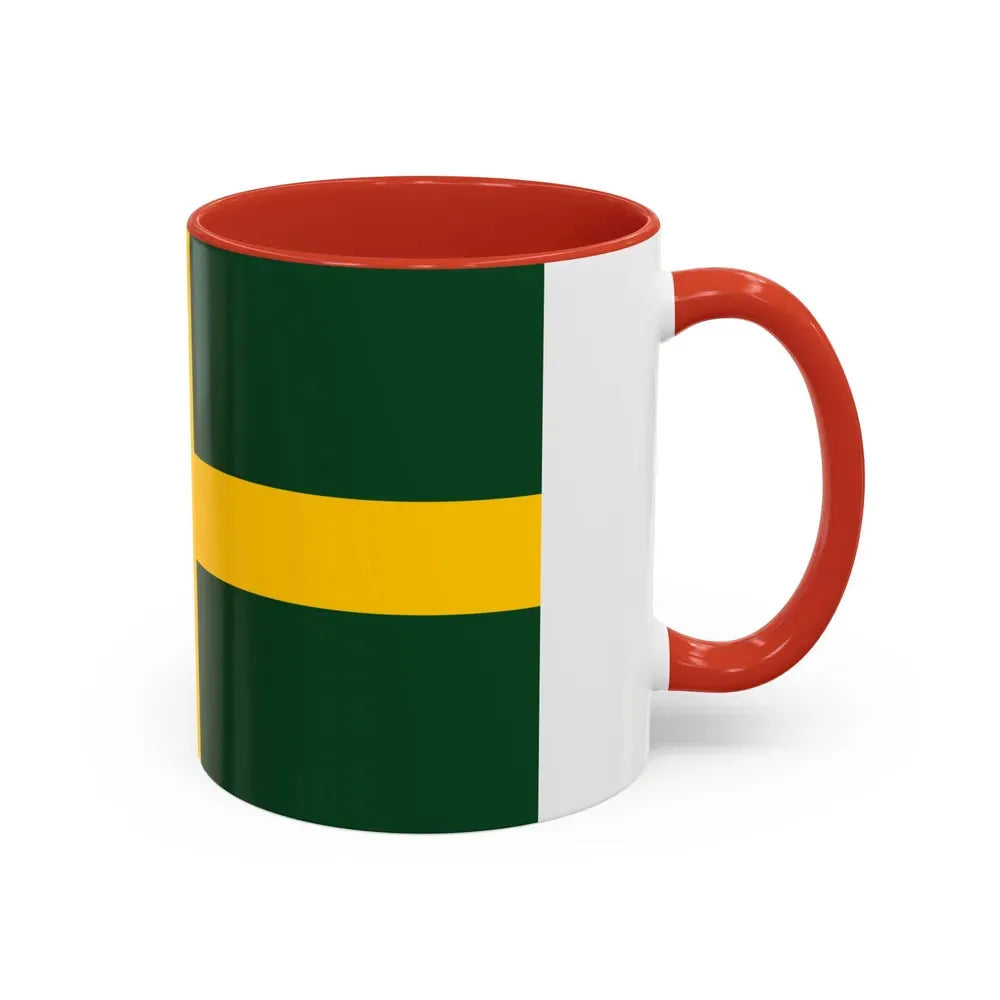 Flag of Wreay UK - Accent Coffee Mug - Go Mug Yourself