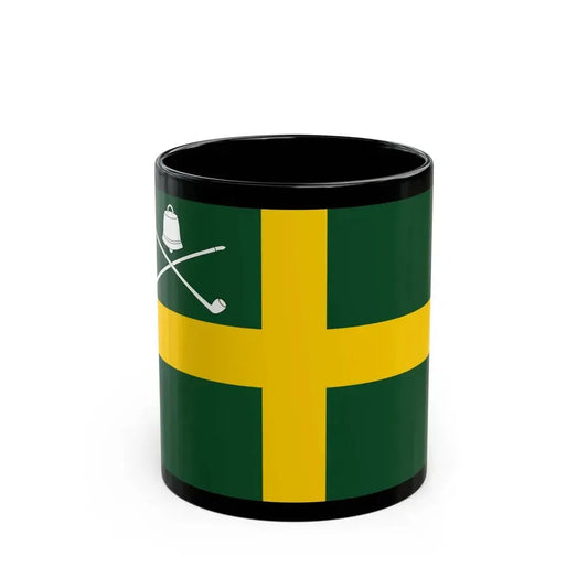 Flag of Wreay UK - Black Coffee Mug 11oz - Go Mug Yourself