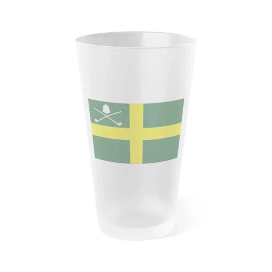 Flag of Wreay UK - Frosted Pint Glass 16oz 16oz Frosted - Go Mug Yourself