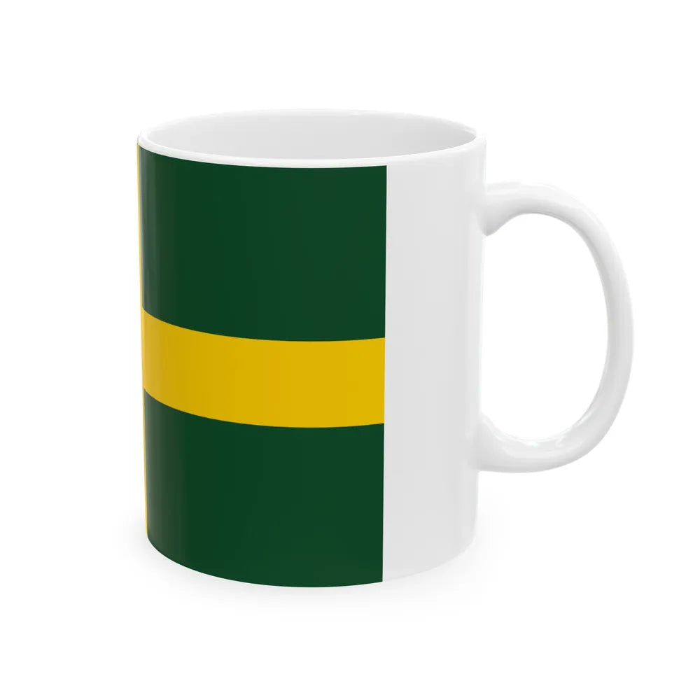 Flag of Wreay UK - White Coffee Mug-Go Mug Yourself