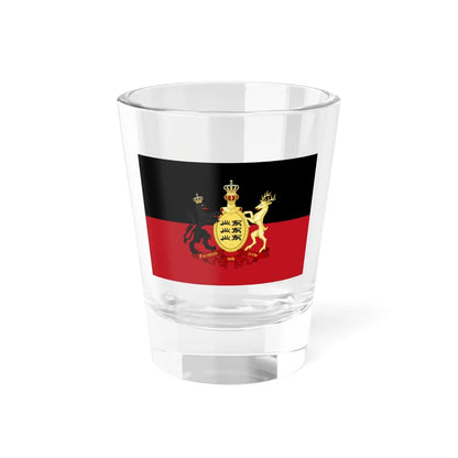 Flag of Württemberg Empire Total War (Germany) Shot Glass 1.5oz 1.5oz - Go Mug Yourself