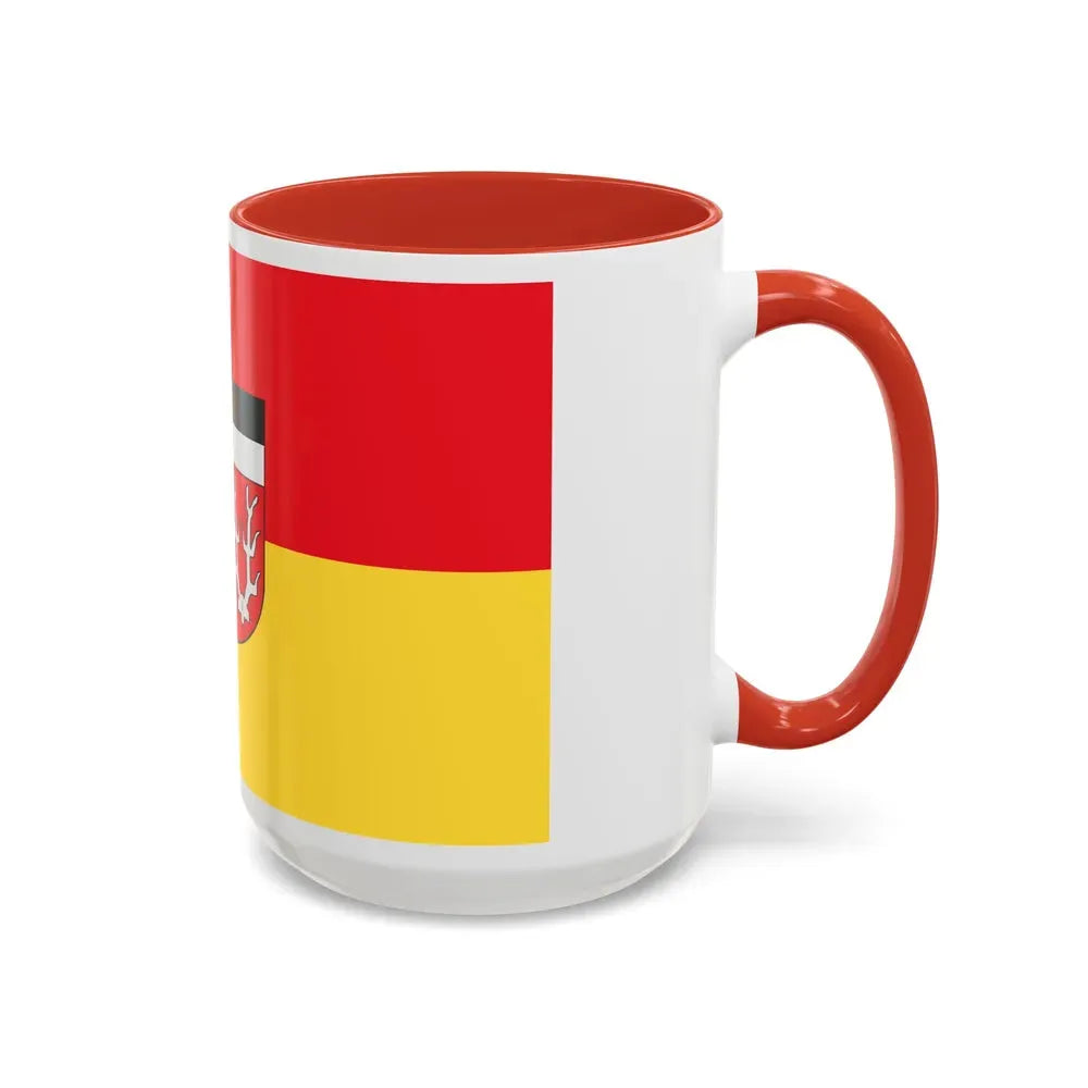 Flag of Wunsiedel Germany - Accent Coffee Mug - Go Mug Yourself