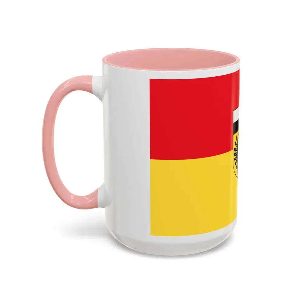 Flag of Wunsiedel Germany - Accent Coffee Mug - Go Mug Yourself