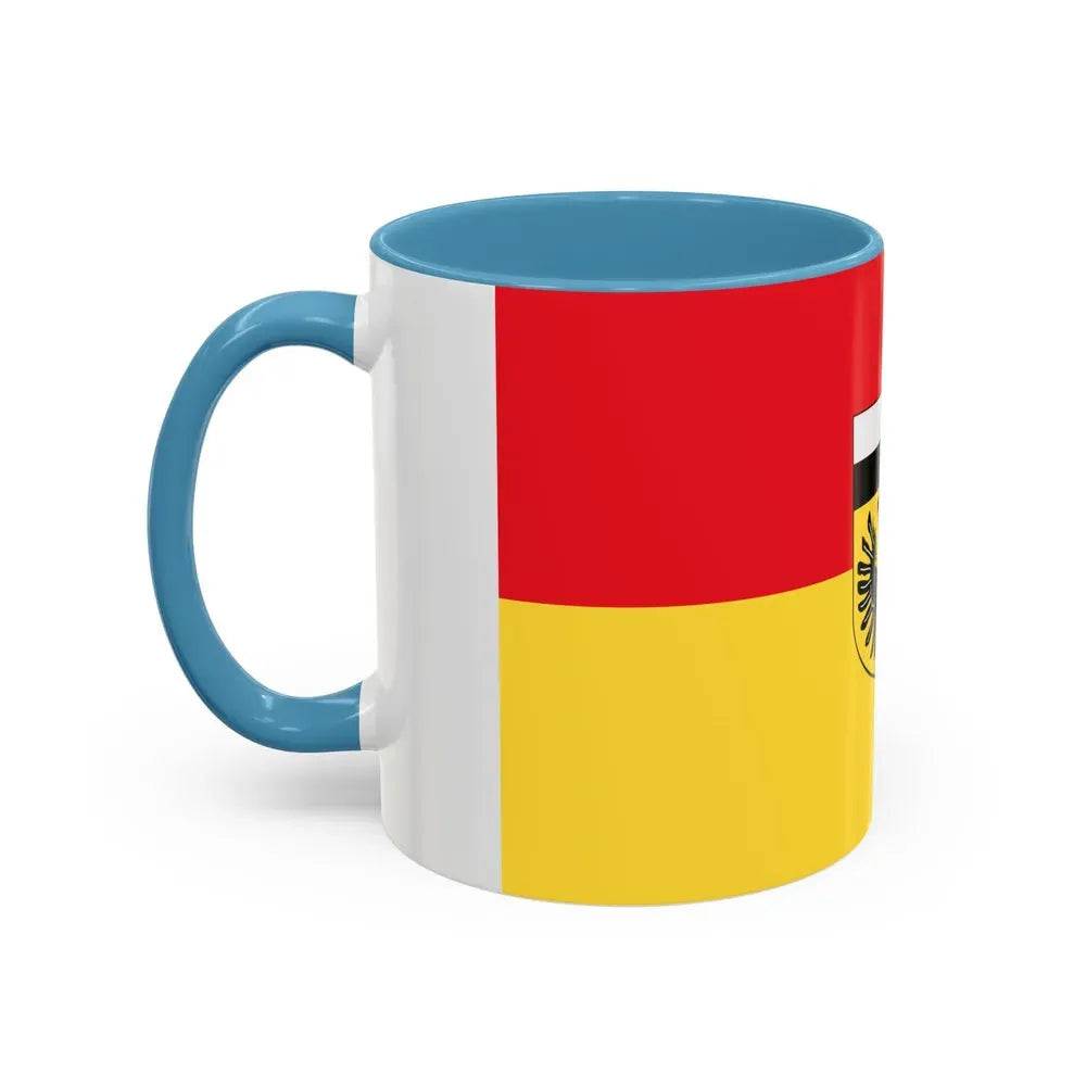 Flag of Wunsiedel Germany - Accent Coffee Mug - Go Mug Yourself