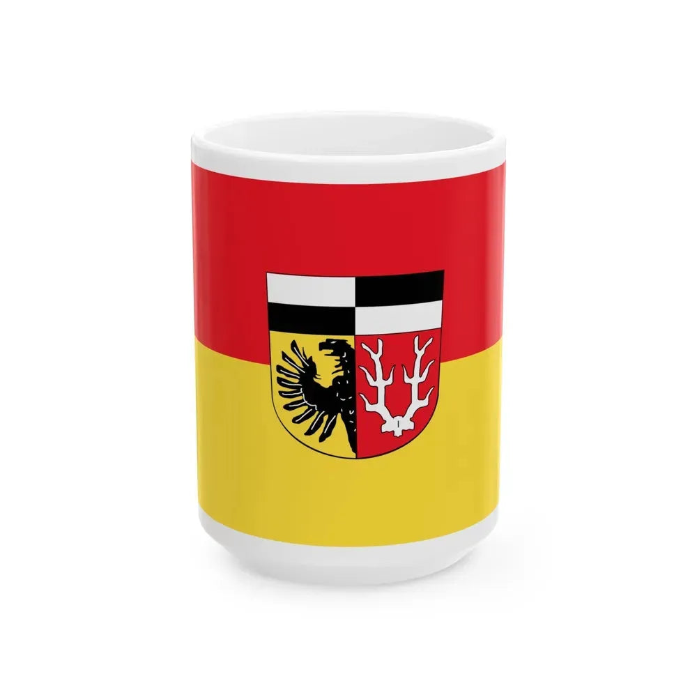 Flag of Wunsiedel Germany - White Coffee Mug 15oz - Go Mug Yourself